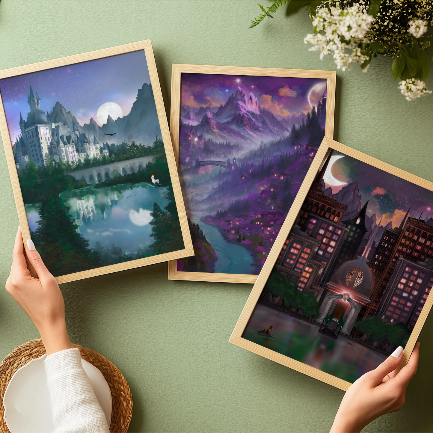 City of Moonlight Poster Prints