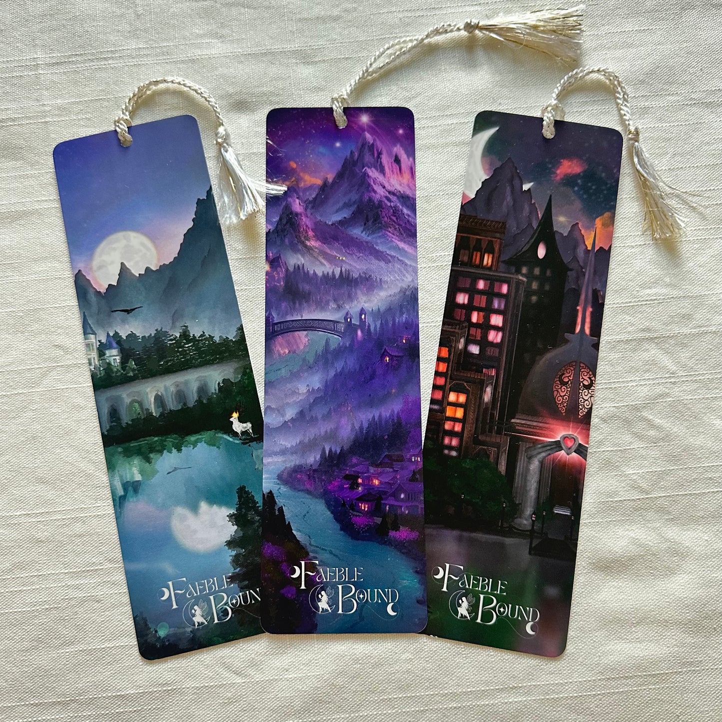 The Three Cities: Starlight, Moonlight, Pine & Snow | Bookmark Collection