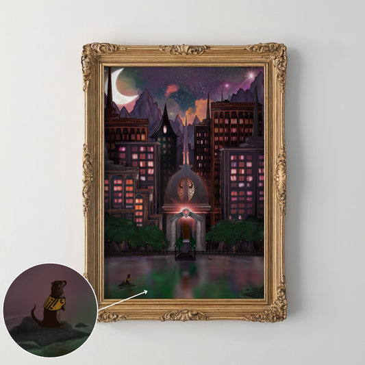 City of Moonlight Poster Prints