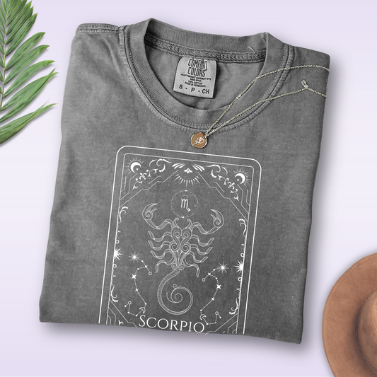 Scorpio Tarot Card Comfort Colors® T-Shirt