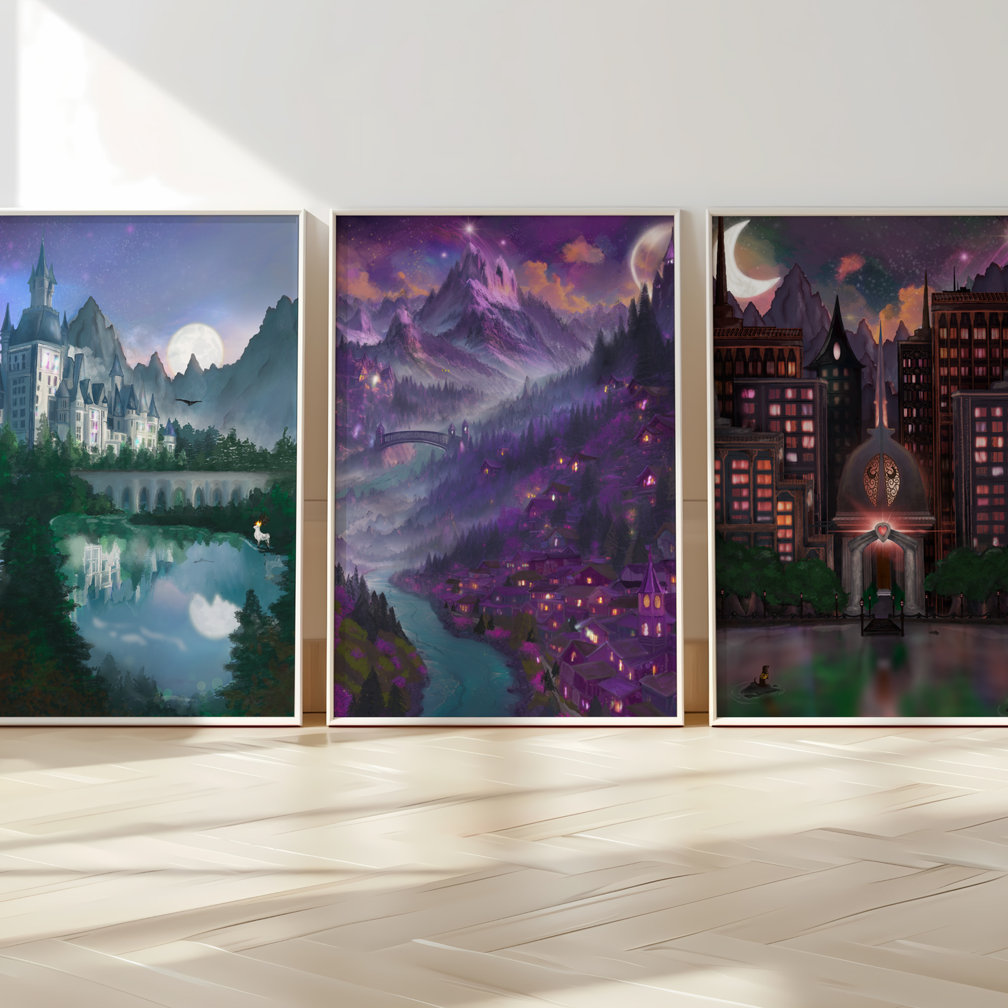 City of Moonlight Poster Prints